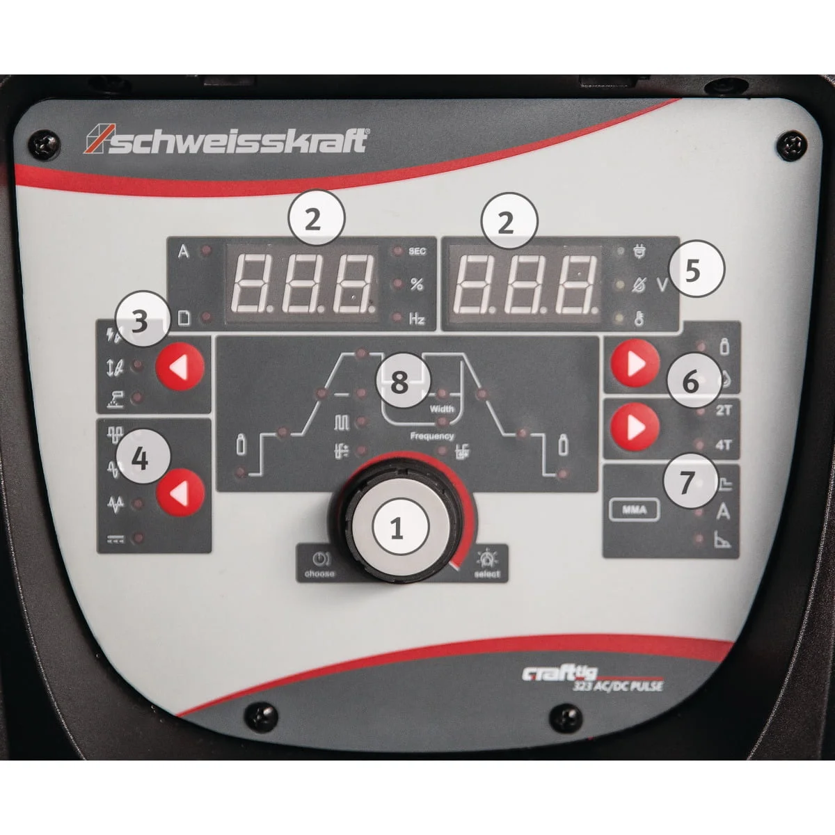 Schweisskraft WIG-Inverter CRAFT-TIG 323 AC/DC PULSE Set – Bild 2