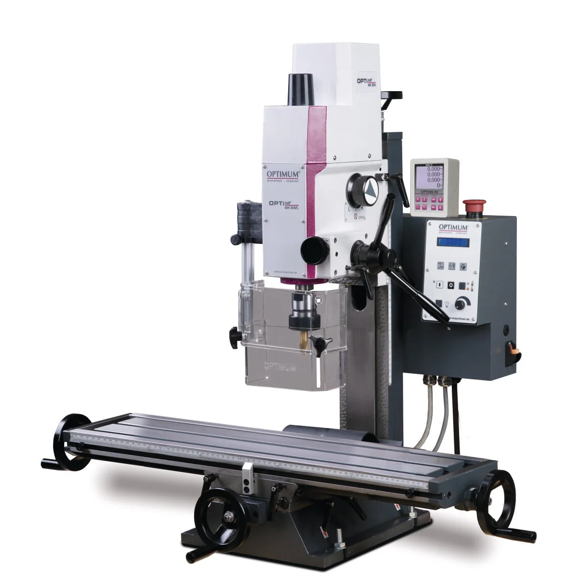 Optimum Bohr-Fräsmaschine OPTImill MH 20VLD – Bild 1