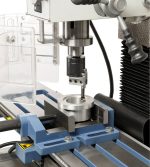 Bernardo KF 25 Pro mit Vorschub Bohr- und Fräsmaschine – Bild 4