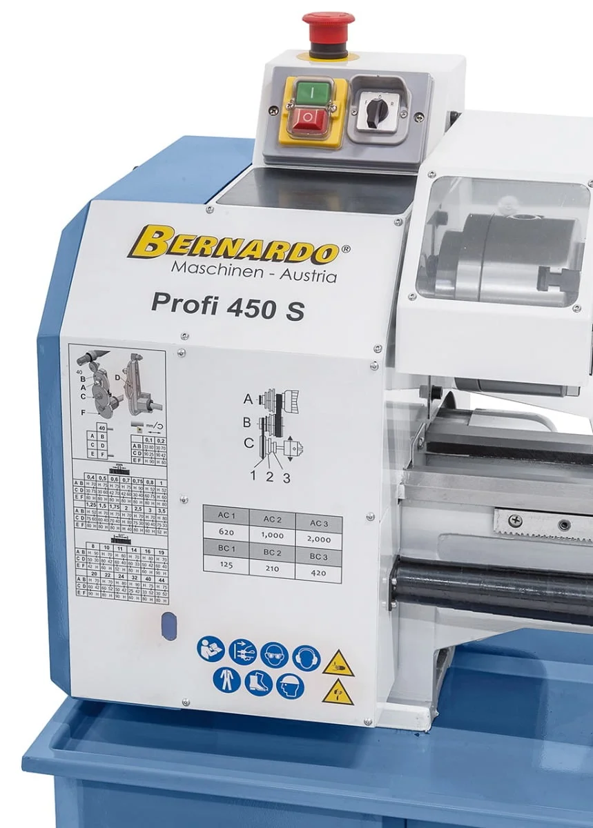 Bernardo Profi 450 S / 230 V Leitspindeldrehmaschine – Bild 4