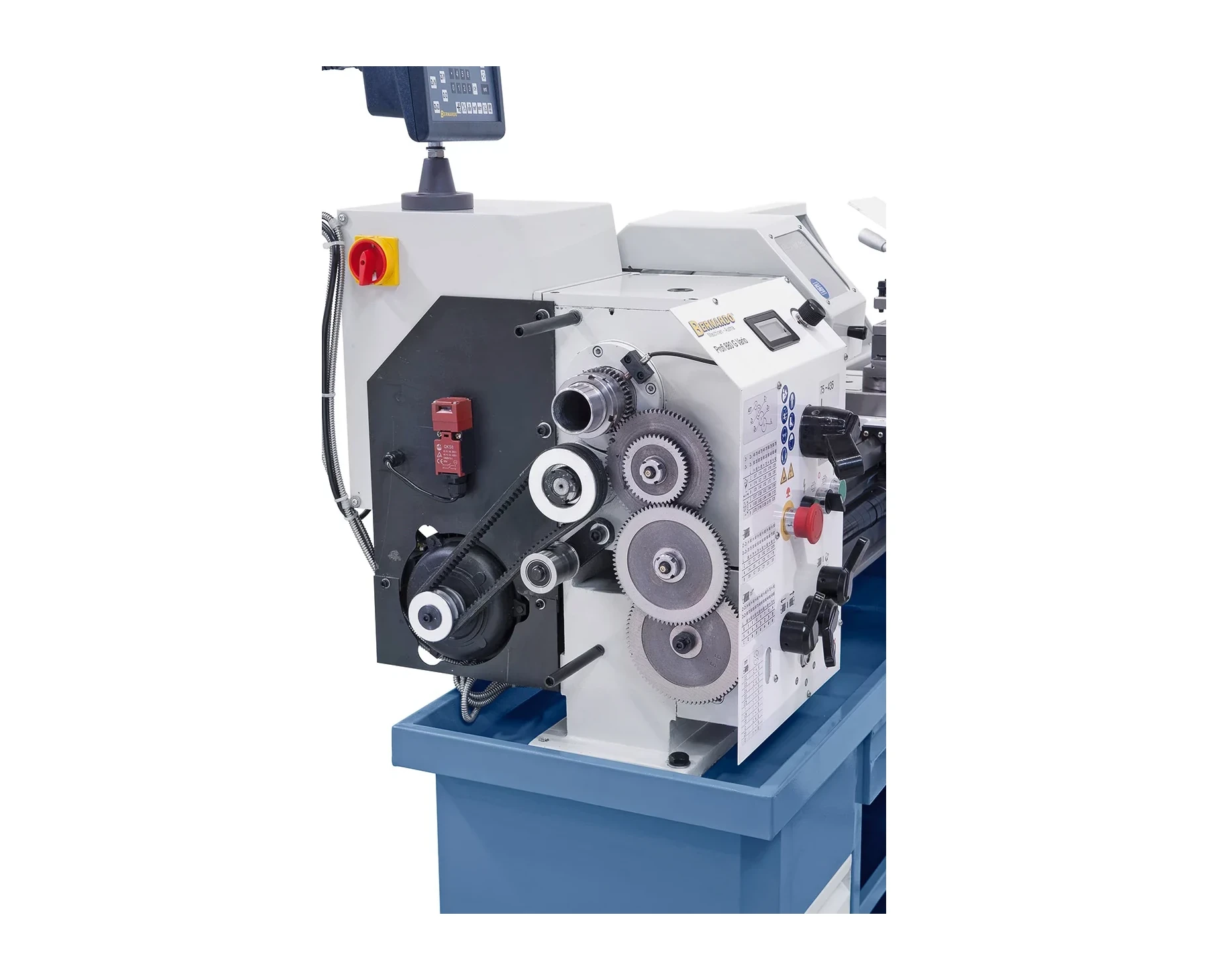 Bernardo Profi 880 G Vario - 400 V inkl. 2-Achs-Digitalanzeige Leit- und Zugspindeldrehmaschine – Bild 4