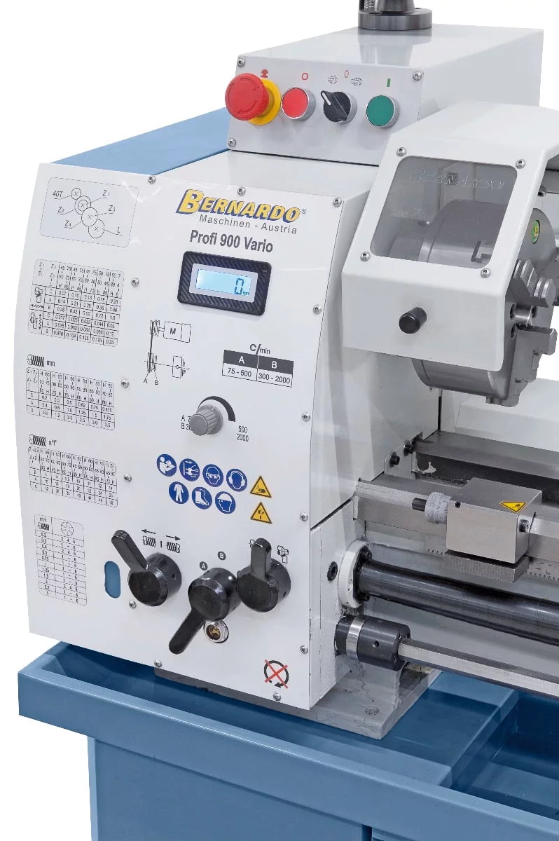 Bernardo Profi 900 Vario - 230 V Leit- und Zugspindeldrehmaschine – Bild 3