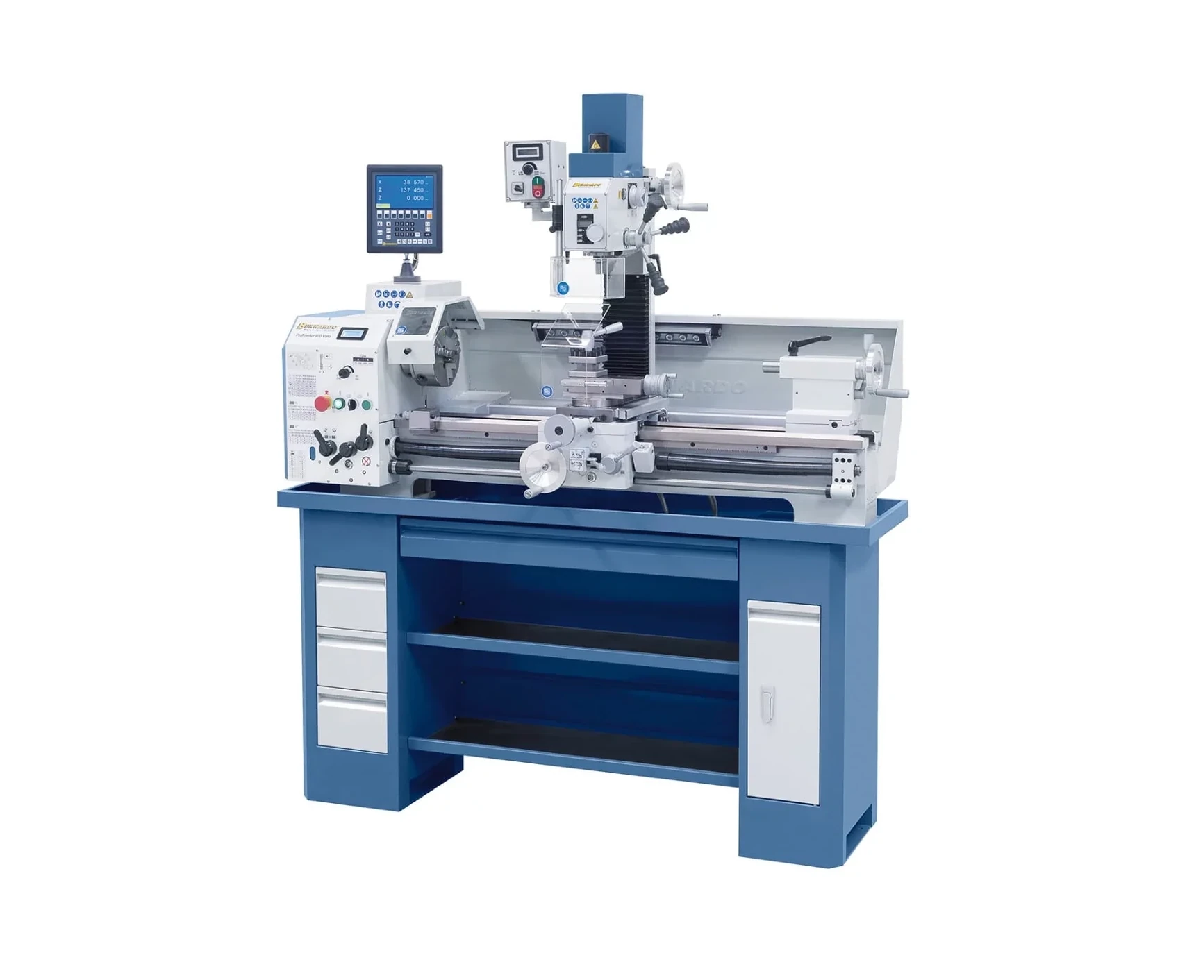 Proficenter 900 Vario - 230 V inkl. 2-Achs-Digitalanzeige-1 Bernardo Proficenter 900 Vario - 230 V inkl. 2-Achs-Digitalanzeige Bearbeitungszentre – Bild 1