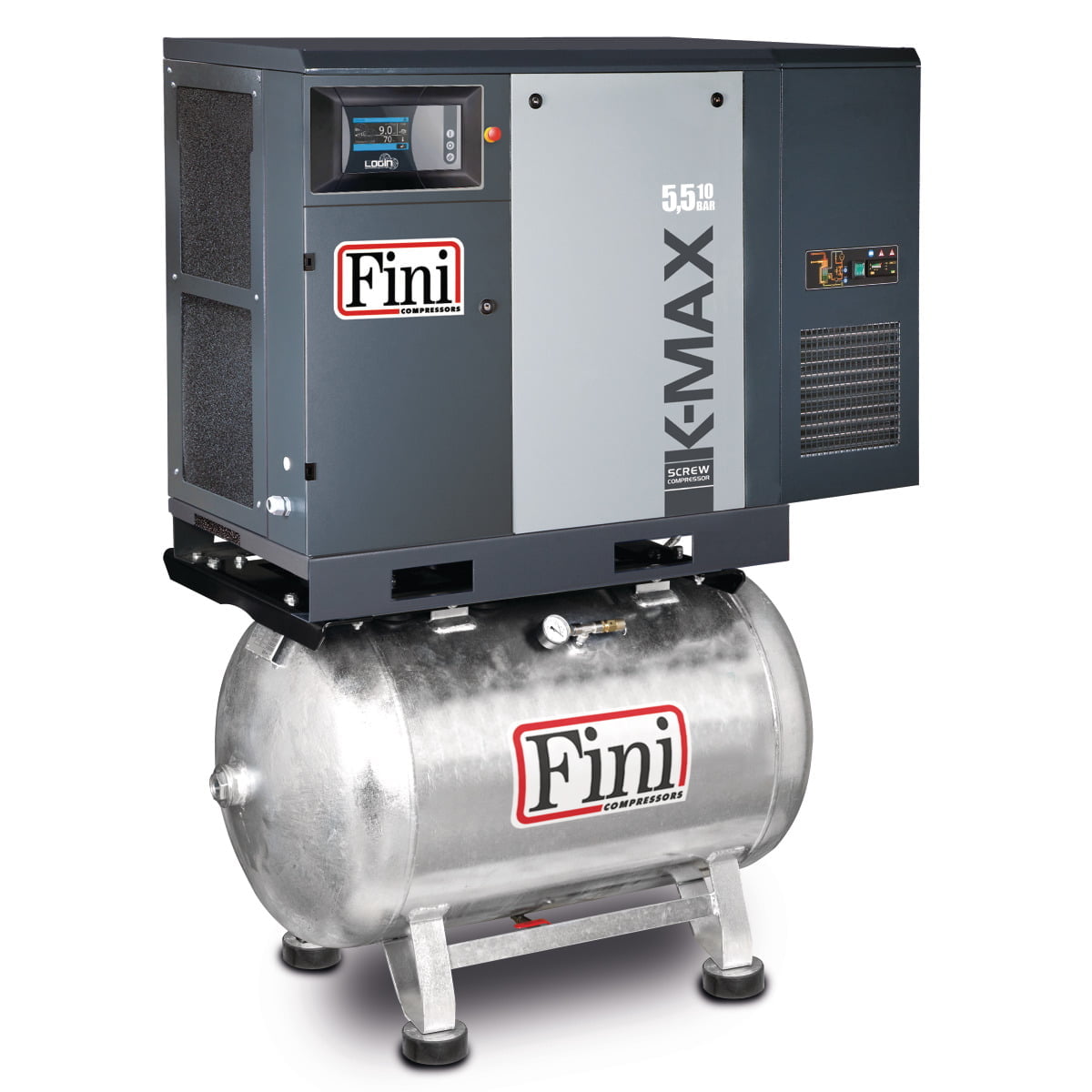 Fini_Schraubenkompressor_55-10-270-ES-IE3 Fini Schraubenkompressor K-MAX 5,5-10-270 ES (IE3) – Bild 1