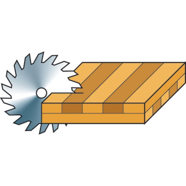 Holzkraft Besäum- und Fertigungsschnitt-Kreissägeblatt  KSB-BF 400/60 – Bild 2