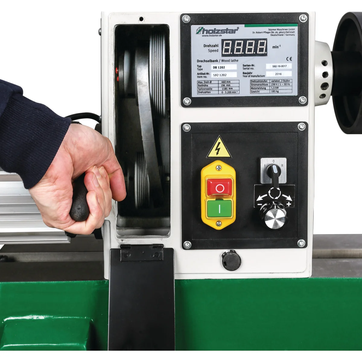 Holzstar Drechselbank  DB 1202 Vario – Bild 3