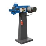 Metallkraft Bandschleifmaschine  MBSM 100-140-2 (400V) Aktions-Set inkl. Unterbau