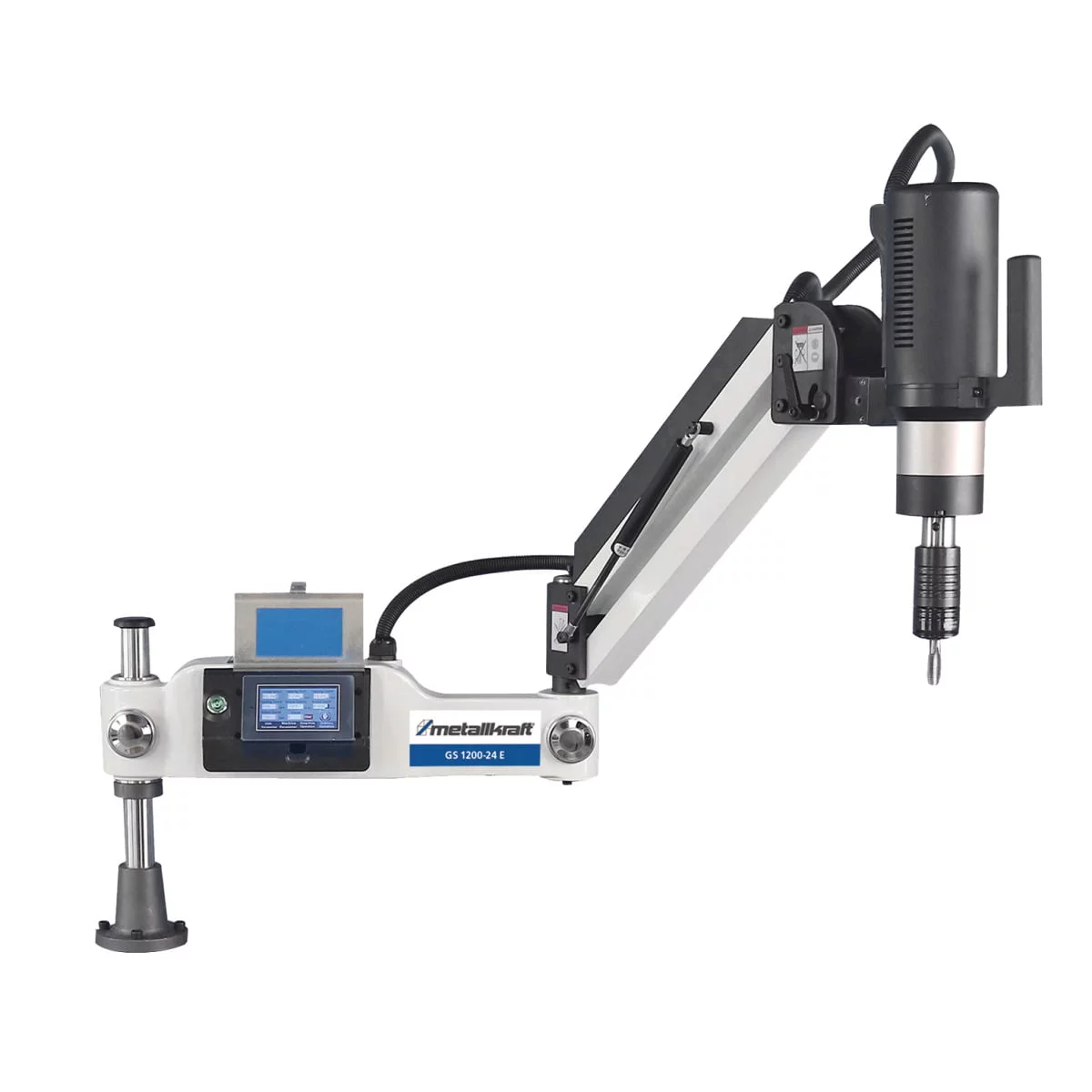 Metallkraft Elektrische Gewindeschneidmaschine  GS 1200-24 E Aktions-Set inkl. Unterbau – Bild 2