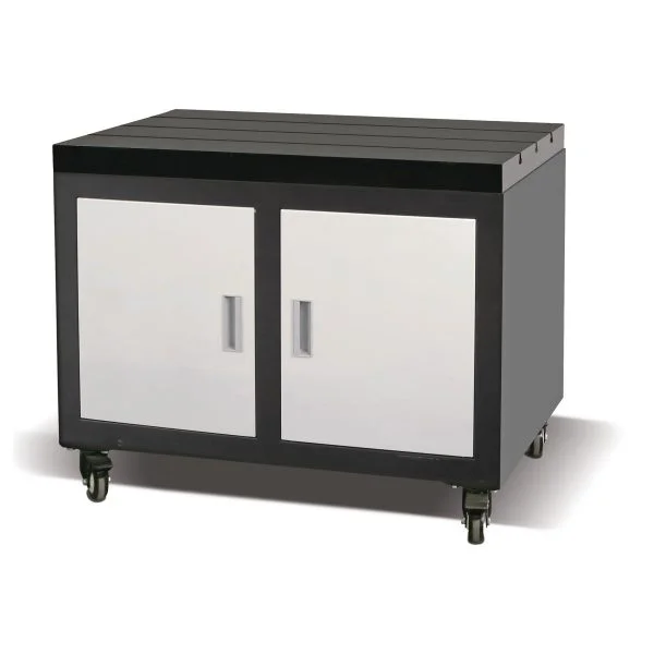 Metallkraft_Unterbau mit Aufspanntisch für Gewindeschneidmaschinen_