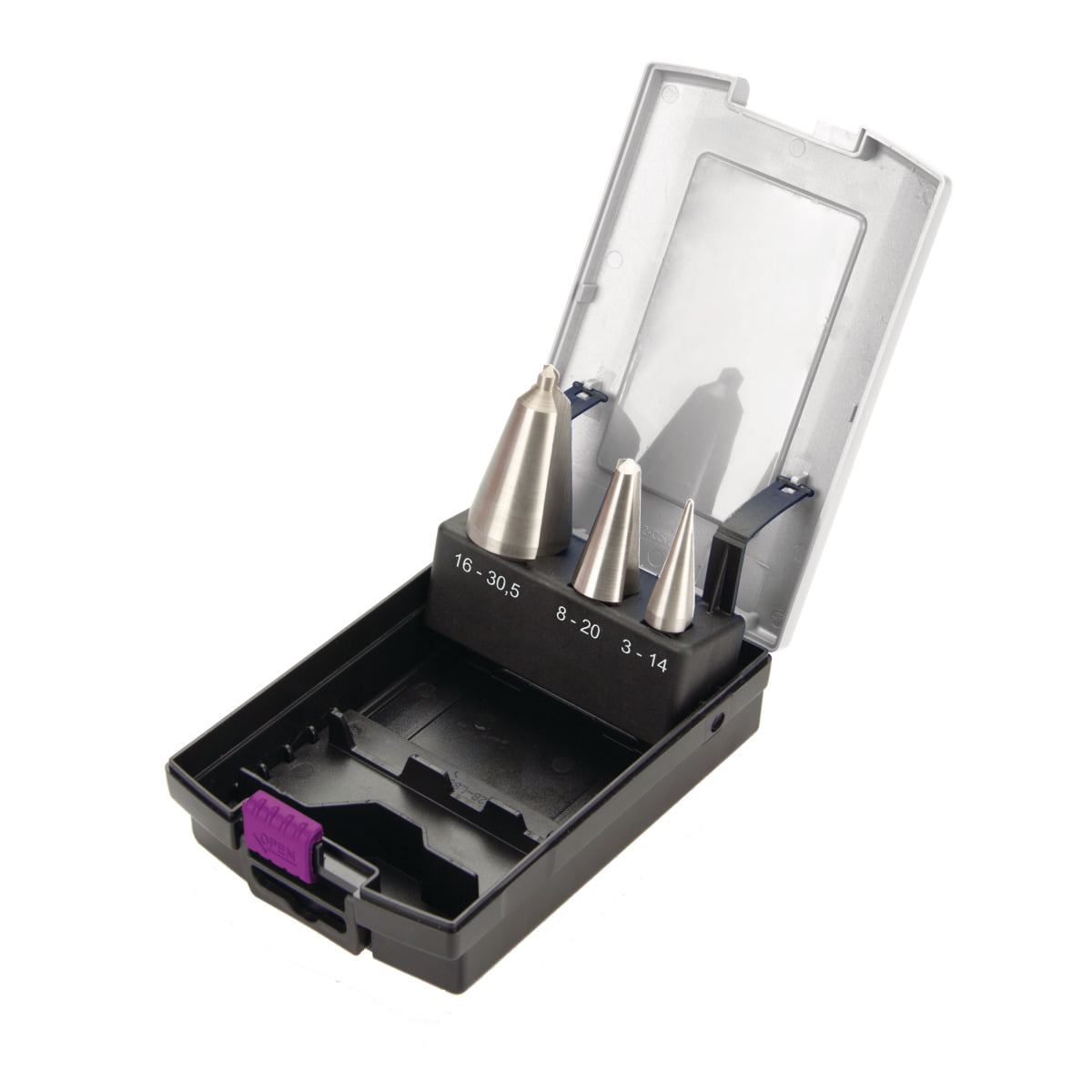 Optimum_Blechschaelbohrer-Satz_HSS-3-teilig-3-305-mm Optimum_Blechschälbohrer-Satz_HSS