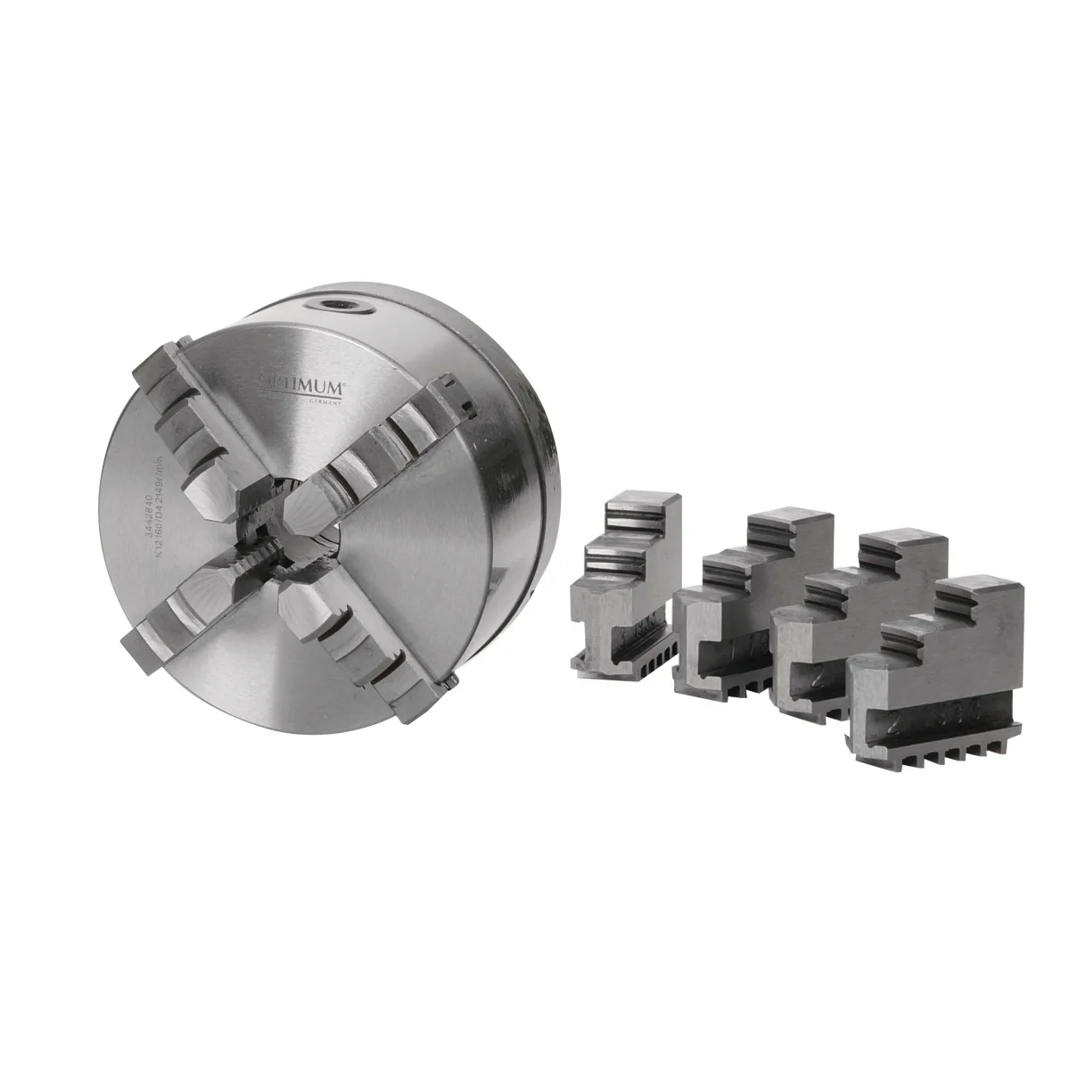 Optimum_OPTIMUM Vierbacken-Drehfutter Guss Camlock