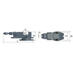 Optimum Präzisions-Maschinenschraubstock  FMS 100 – Bild 2