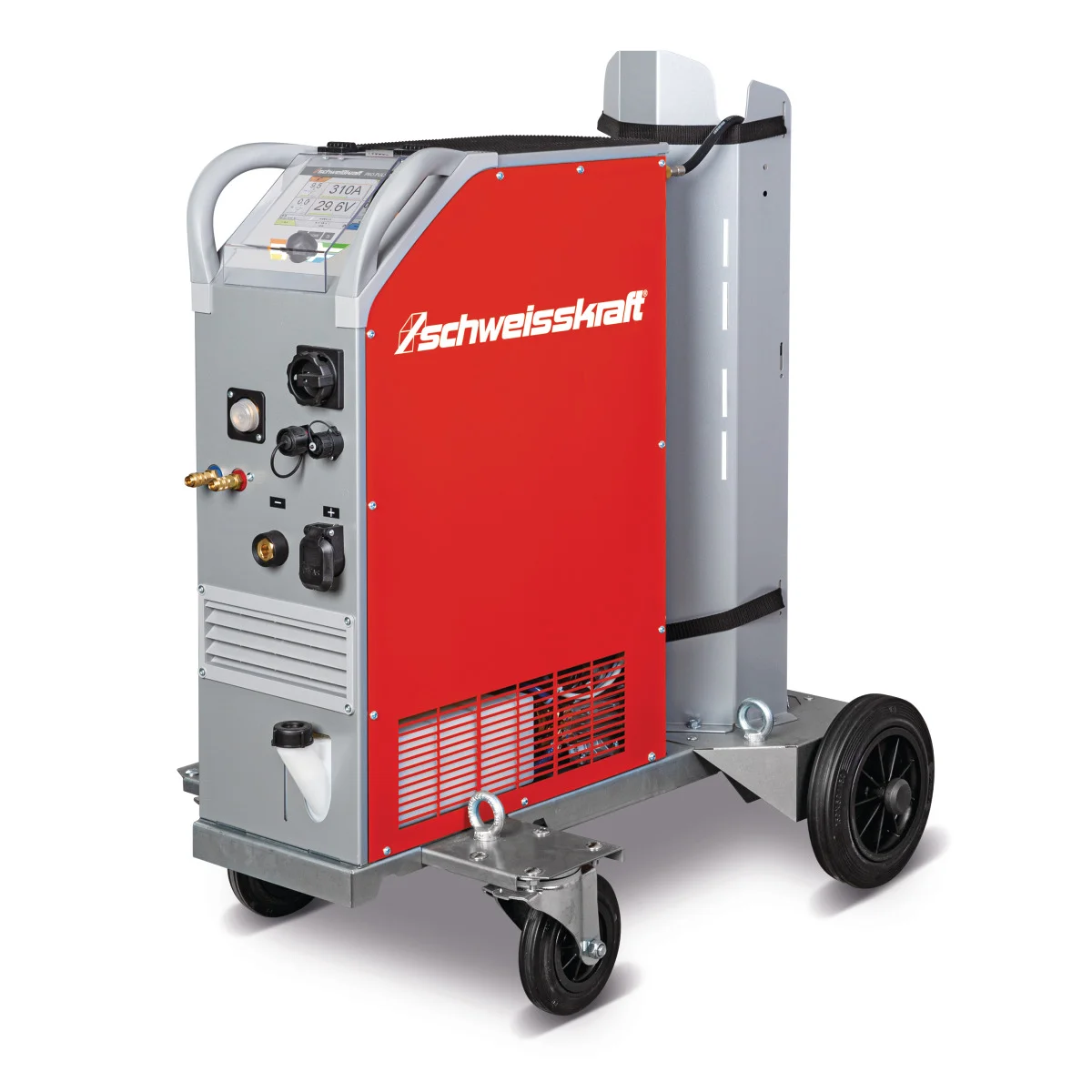 Schweisskraft MIG/MAG-Impulsschweißgerät PRO-PULS 300 W (Fahrwagen Profi, Bedienfeld unten) – Bild 1