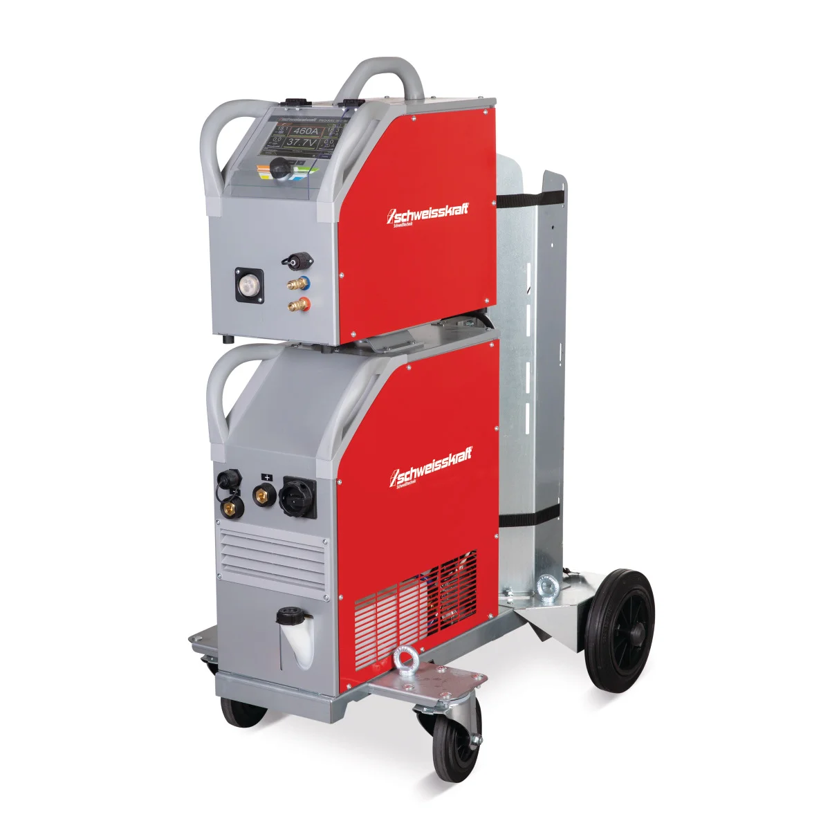 Schweisskraft_MIGMAG-Inverter-Schweissgeraet_400-WS-Fahrwagen-Profi-Bedienfeld-oben Schweisskraft MIG/MAG Inverter-Schweißgerät PRO-ARC 400 WS (Fahrwagen Profi, Bedienfeld oben) – Bild 1
