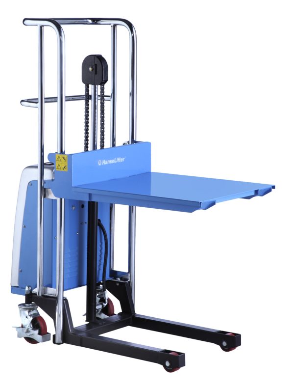 Hanse Lifter Gabel-/ Plattformhochhubwagen E-PS0415, elektrisch, Tragfähigkeit: 400 kg, Hubhöhe: 1500 mm – Bild 3