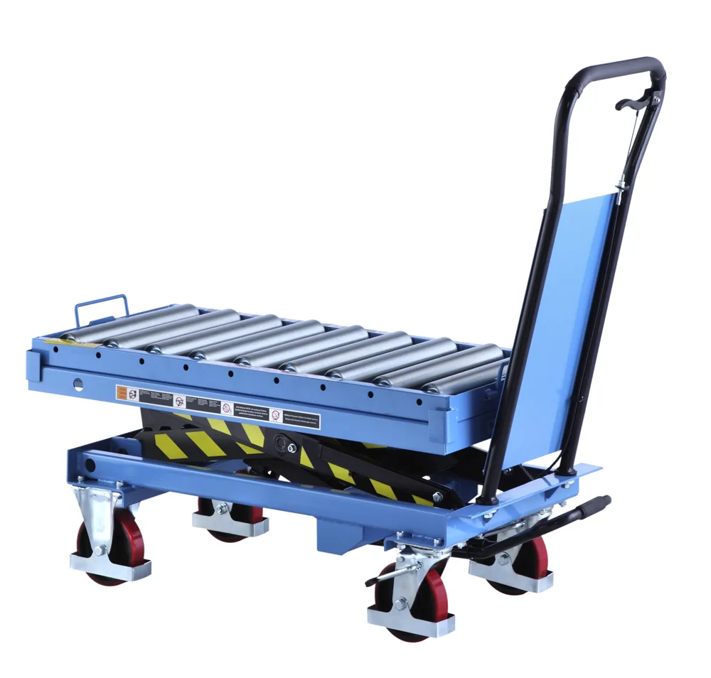 Hanse Lifter Hubtischwagen SPR 500 mit Rollenbahn, Hubhöhe bis 1064 mm, Tragfähigkeit: 500 kg – Bild 4