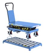 Hanse Lifter Hubtischwagen SPSR300 mit Rollenbahn, Hubhöhe bis 1690 mm, Tragfähigkeit: 300 kg – Bild 5