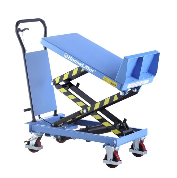 Hanse Lifter Neigehubtischwagen NHT600, Hubhöhe: 1000 mm, Tragfähigkeit: 600 kg