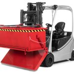 Hanse Lifter RR Klappbodenbehälter RKB-75, 750 dm³, RAL 3000 Feuerrot