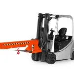 Hanse Lifter RR Kranarm RKA-3, 2 Haken, 6-fach ausziehbar, RAL 3000 Feuerrot