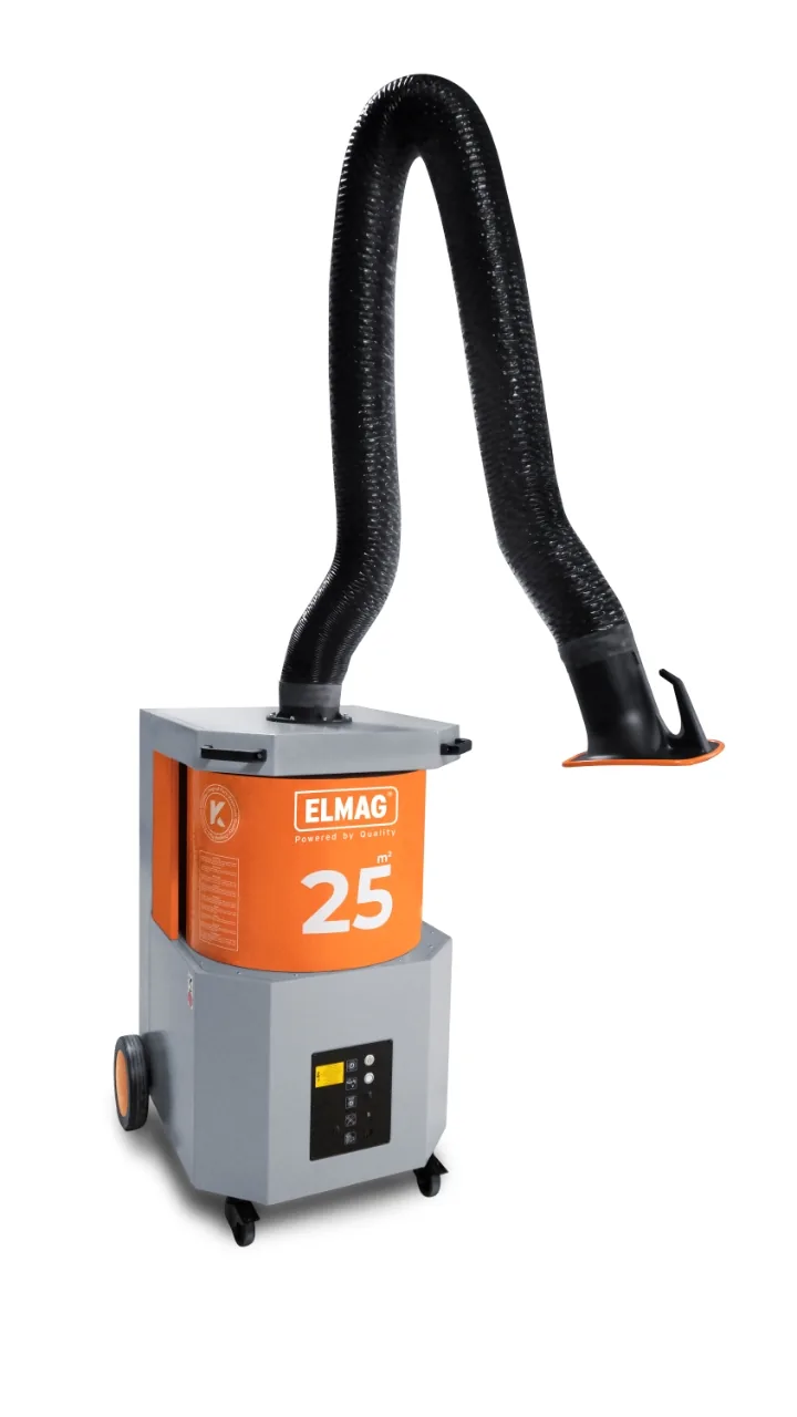 Elmag Absauganlage, fahrbar, SmartFil 4m – Bild 2