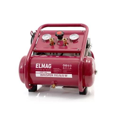 Elmag-Fluesterkompressor-WHISPER-11088-W Elmag Flüsterkompressor WHISPER 110/8/8 W – Bild 1