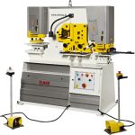 Elmag Hydraulische Profilstahlschere und Lochstanze SPS 85