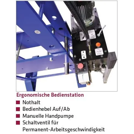 Elmag Hydraulische Werkstattpresse PREMIUM WPMEH 60/2-K – Bild 2