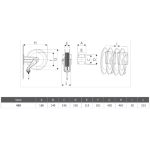 Elmag INDUSTRIE Schlauchaufroller Edelstahl '433/12' – Bild 5