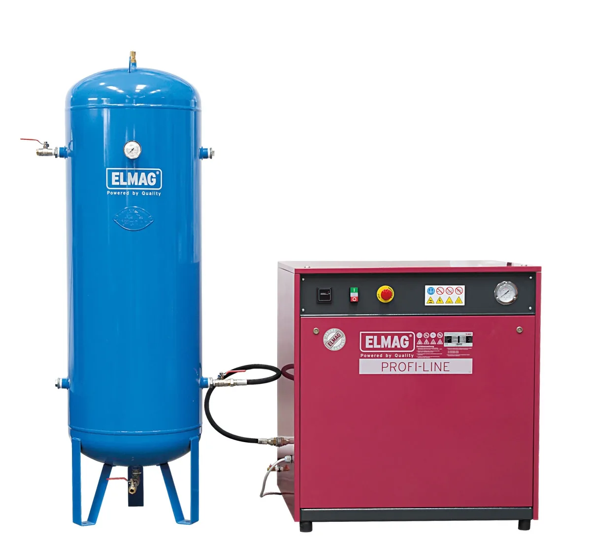 Elmag Kompressor PROFI-LINE 'SILENT' PL-S 750/10/3 D - im Paket 1 – Bild 3