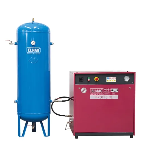 Elmag-Kompressor-PROFI-LINE-SILENT-PL-S-750103-D-im-Paket-1 Elmag Kompressor PROFI-LINE 'SILENT' PL-S 750/10/3 D - im Paket 1 – Bild 1