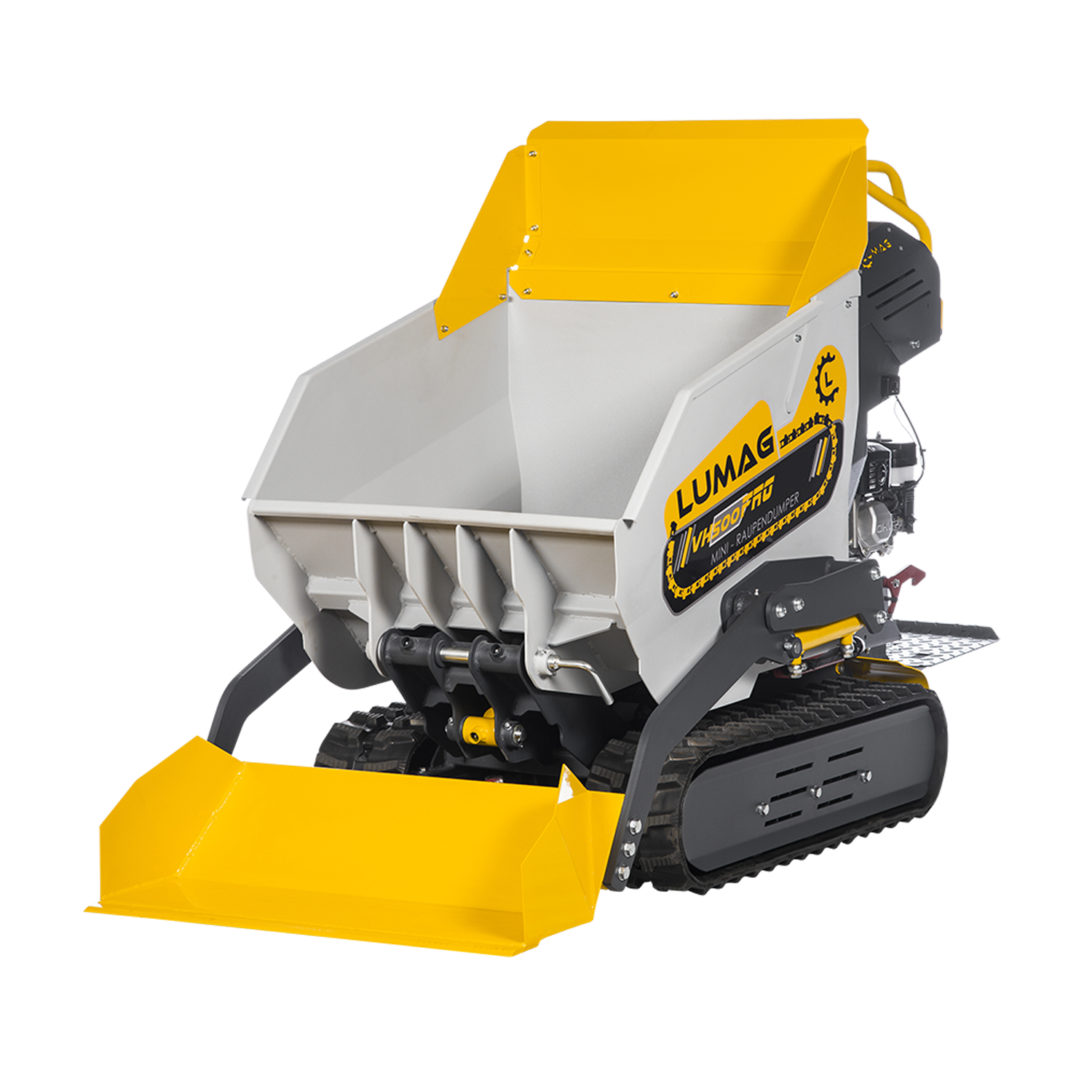Lumag_Benzin-Raupendumper VH500PROGXA (Schaufel+HONDA-Motor)-1 Lumag Benzin-Raupendumper VH500PROGXA (Ladeschaufel+HONDA-Motor) – Bild 1