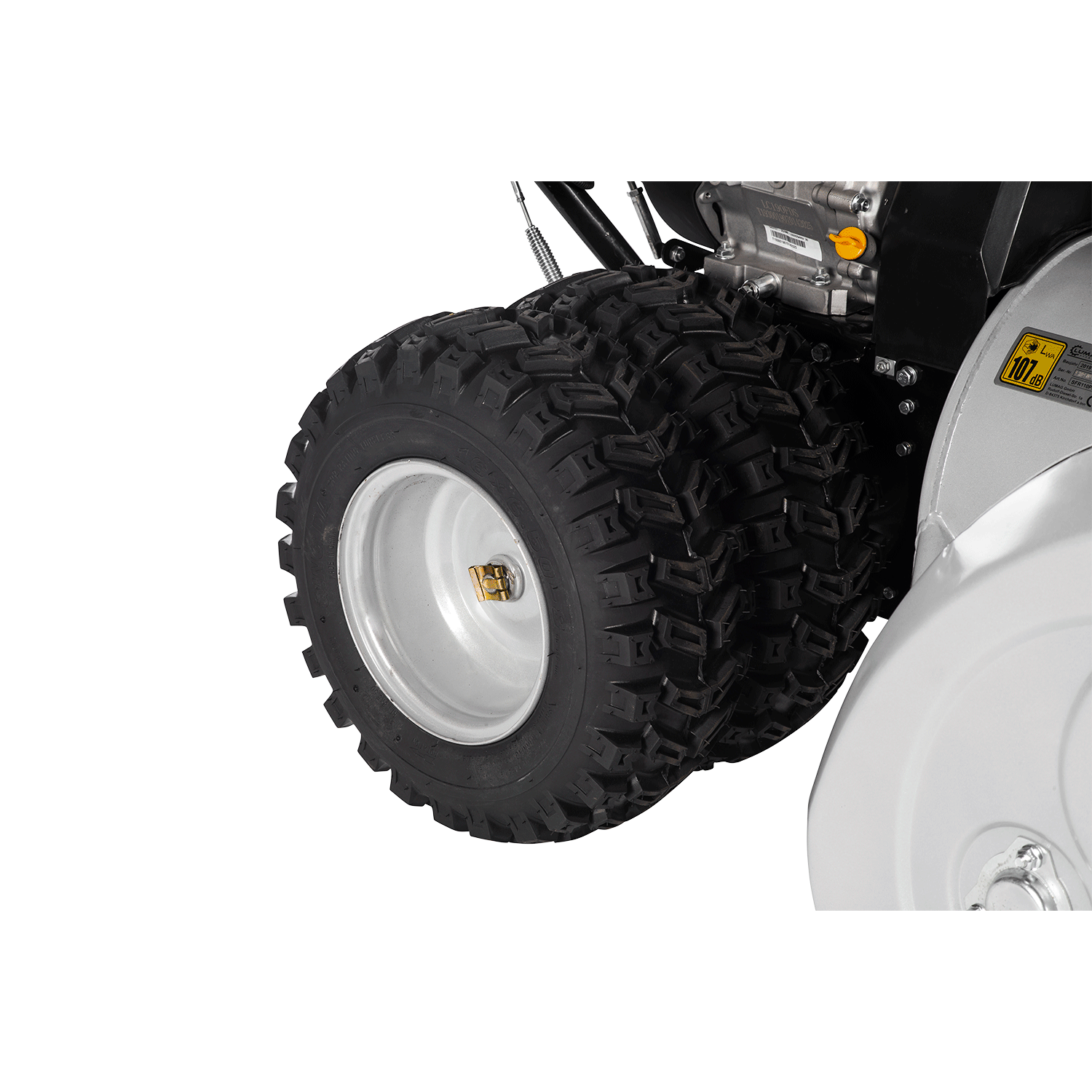 Lumag_Profi-Schneefräse SFR110PRO (Zwillingsbereifung)-3 LUMAG Schneefräse mit Doppel-Radantrieb 108 cm SFR110PRO – Bild 3