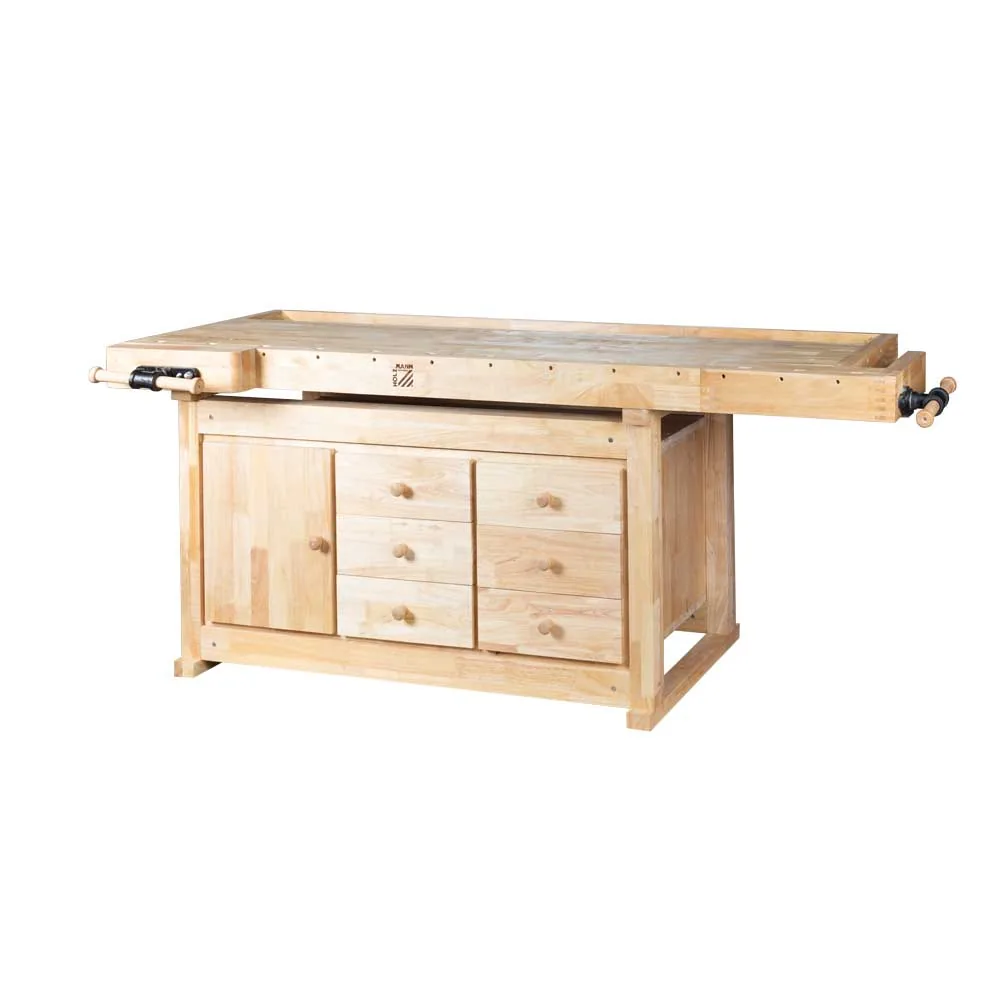 001_wb210c.jpg Holzmann Hobelbank inkl. Schrank & Spannbacken WB210C -1