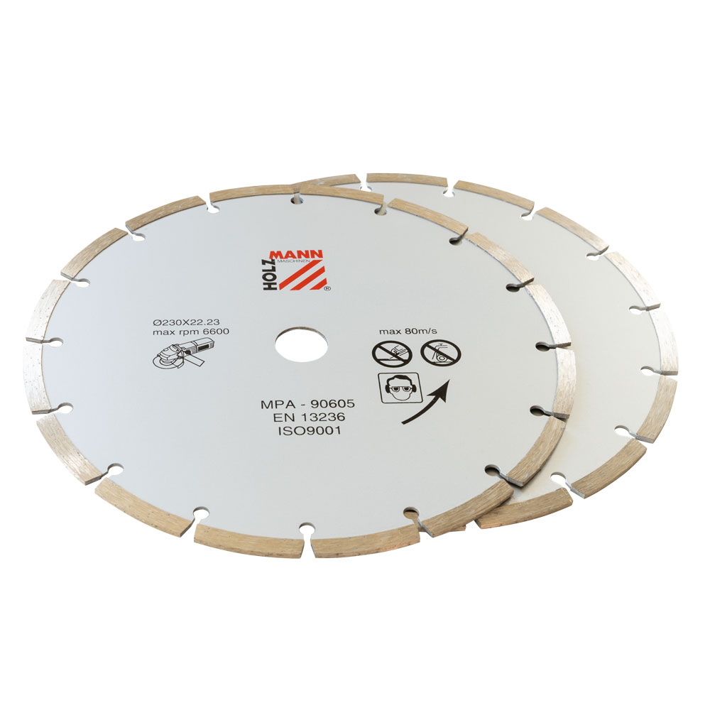 001_ws230dts.jpg Holzmann Diamanttrennscheibe (2stk) 230*7mm(Höhe) WS230DTS -1