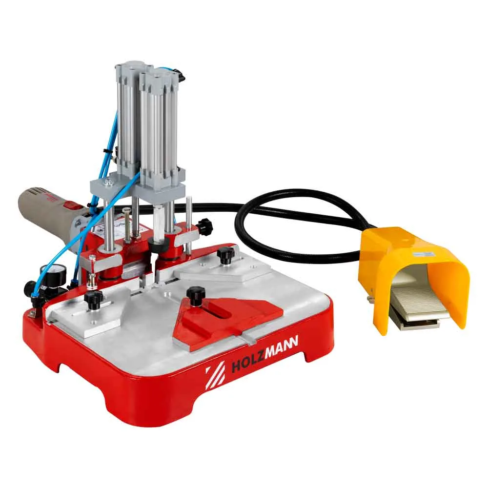 Holzmann Pneumatische Doppel-Keilnutfräsmaschine KNF2PNEU_230V -2