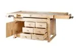 Holzmann Hobelbank inkl. Schrank & Spannbacken WB210C -2