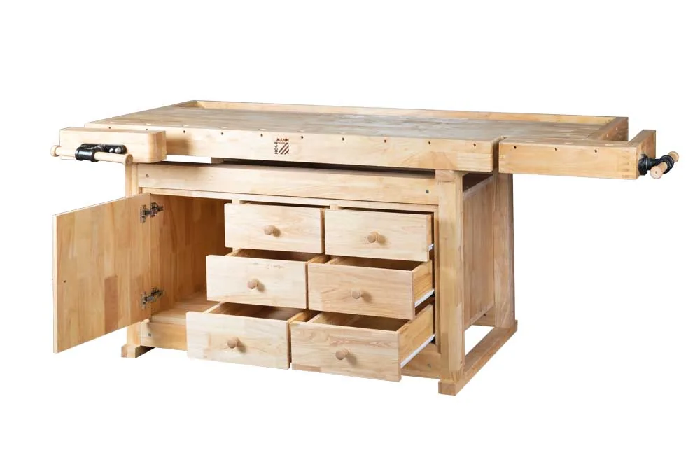 Holzmann Hobelbank inkl. Schrank & Spannbacken WB210C -2