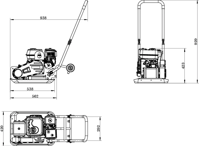Zipper Rüttelplatte ZI-RPE90E -6