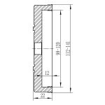 Bernardo Spannfutter-Set Premium M 115 -5