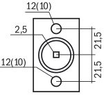 Bernardo Bohrkopf 43 mm für Fenstergriffe mit Aufnahme für Stemmmaschinen -7