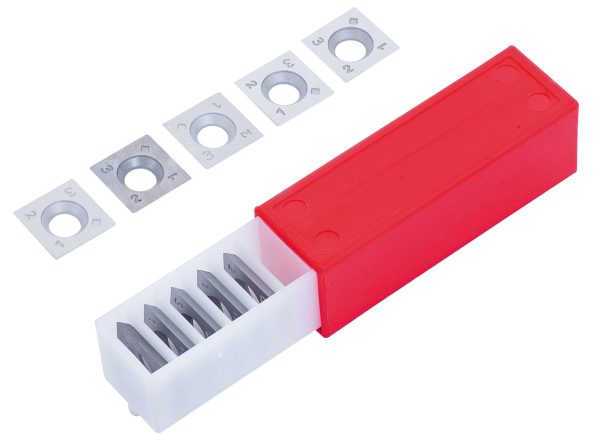 Bernardo HM-Wendeplatten für Spiralhobelwelle (10 Stk.) f. AD 310 S / AD 410 S / PT 410 S / DH 310 S / DH 410 S / SP 150 PS / SP 200 PS / FS 410 PS -1