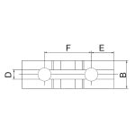 Bernardo Weiche Aufsatzbacken DSTJ-DK11-160 -3