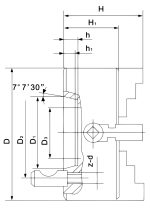 Bernardo Planscheibe K72-250/D4 -2