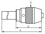 Bernardo Schnellspann-Bohrfutter mit Direktaufnahme MK 2 / 1 - 13 mm -2