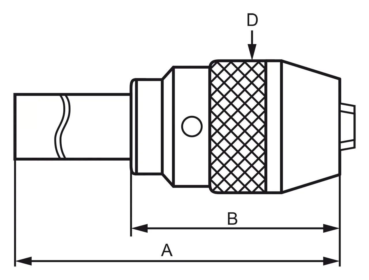 Bernardo Schnellspann-Bohrfutter mit Direktaufnahme MK 2 / 1 - 13 mm -2