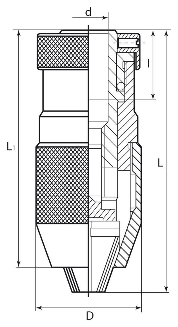 Bernardo Schnellspann-Bohrfutter 1 - 16 mm / B 16 -2