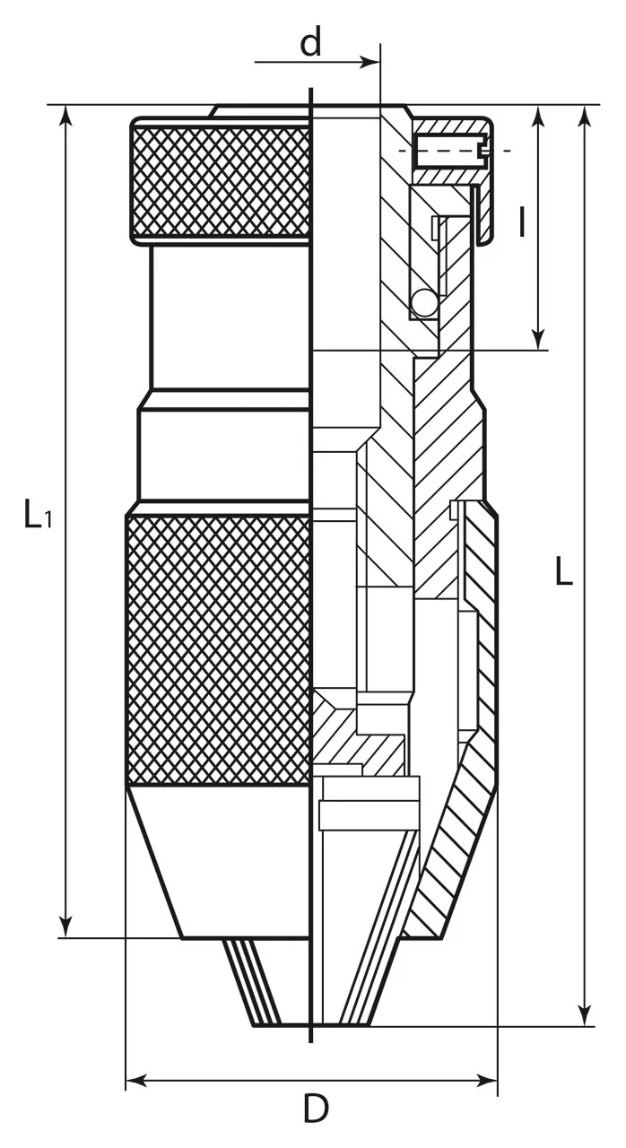 Bernardo Schnellspann-Bohrfutter 1 - 16 mm / B 16 -2
