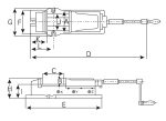 Bernardo Hydraulischer Maschinenschraubstock VH 150 -2