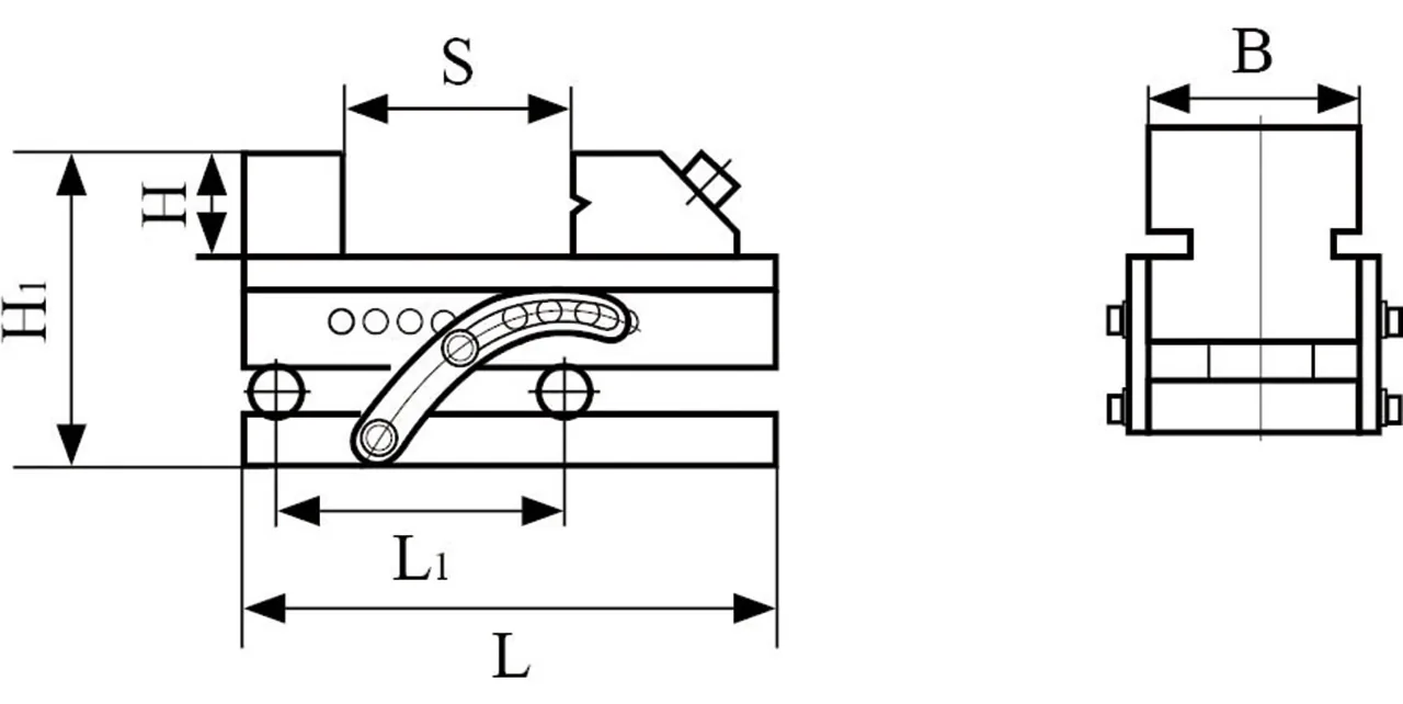 Bernardo Präzisions-Sinusspanner QKJ 50 -2